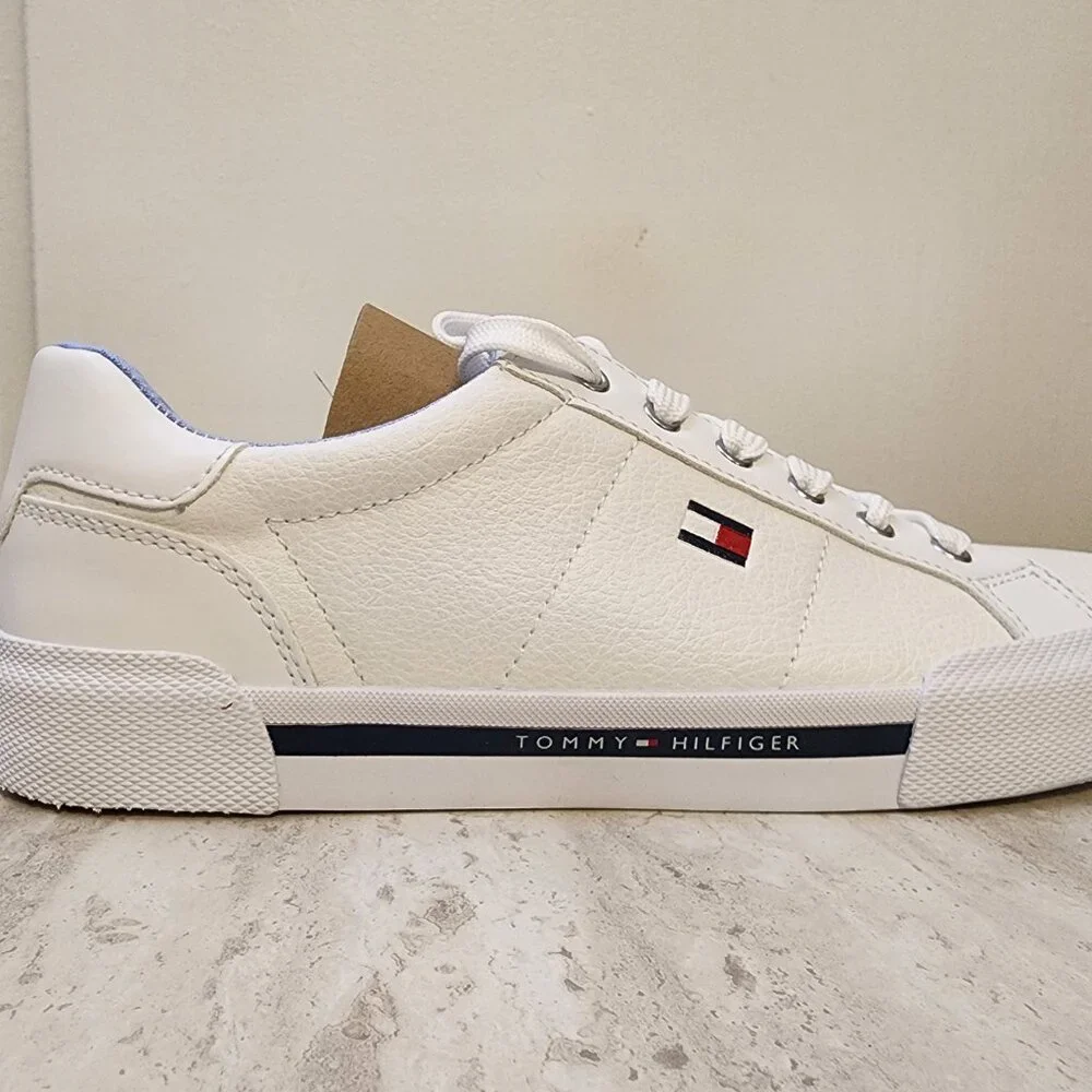 Tommy Hilfiger Womens Lestiel White 8.5M - A029 - Picture 3 of 10